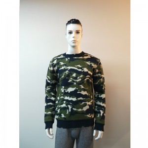 CAMO PRINT SWEATER RLMS0007F