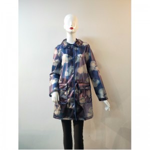 Hölgyek NAVY NYOMTATÁSA TPU JACKET RLWTJ0004